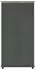 Lomado EPSOM-83 Kleiderschrank 2-türig, grün mit Lefkas Eiche, 108x216x62cm (24ZRJU18)