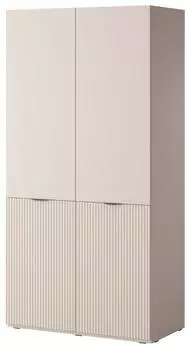 Masseno Atelio Drehtürenschrank 2-türig, beige, 101x200x51cm (800001865128)