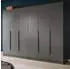 Inn.Furn Swan Drehtürenschrank 6-türig, grau, 240x181x52cm (800001443502)