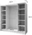Masseno Beron Drehtürenschrank 4-türig 200x200x51cm kaschmir (800001865003)