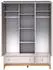 Mirjan24 Windsor W-15 Drehtürenschrank Kaschmir, 136x193x55cm (800001749562)