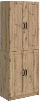 vidaXL Schrankset 2-teilig, Holzwerkstoff, Artisan-Eiche (3416951)