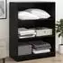 vidaXL Kleiderschrank schwarz, Eichenoptik, 77x48x102cm (8010915)
