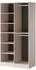 Masseno Atelio Drehtürenschrank 2-türig, beige, 101x200x51cm (800001865120)