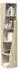 vidaXL Eckschrank 27,5x27x140cm Holzwerkstoff Sonoma-Eiche