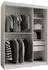 Mirjan24 Wika 150 Schwebetürenschrank 2 Schubladen, nussbaumfarben, 150x200x62cm