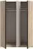 Inn.Furn Girona Drehtürenschrank 3-türig, Eiche Sonoma/Kaschmir, 130x183cm (800001443524)