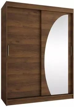 Mirjan24 Wika 150 Schwebetürenschrank Nuss Warmia, 150x200x62cm (800001792984)