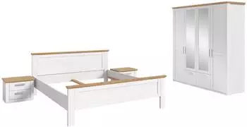 Livetastic Verona Schlafzimmer-Set 4-teilig, L&auml;rche / Eiche Artisan (001849008735)