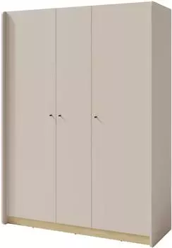 Beautysofa Alex Dreht&uuml;renschrank 3 T&uuml;ren, 145x195cm, sandbeige (800001187137)