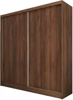 Masseno Sofia Schwebet&uuml;renschrank 2-t&uuml;rig, nussbaumfarben, 200x216x61cm (800001865454)