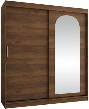 Mirjan24 Selfie 180 Schwebet&uuml;renschrank Nussbaum, 180x200x62cm (800001793260)