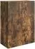 vidaXL Wandschrank 66x34,5x90cm Holzwerkstoff, räuchereiche