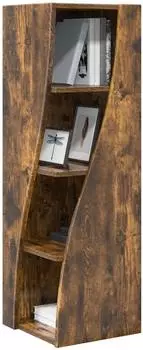vidaXL Eckschrank 32x32x102cm Holzwerkstoff, R&auml;uchereiche