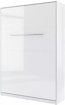 Mirjan24 Concept Pro CP-01 Schrankbett vertikal 140x200cm, wei&szlig; matt/wei&szlig; hochglanz (CP-01)