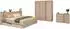Parisot Escale 27 Schlafzimmer-Set japanische Eiche, Doppelbett 180x200cm