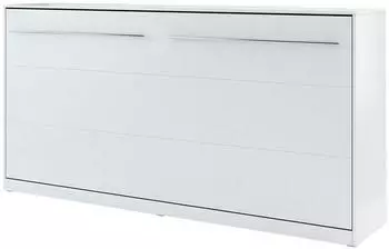 Mirjan24 Concept Pro II Wandklappbett horizontal 90x200cm, wei&szlig; (CP-06)