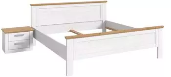 Livetastic Verona Bettanlage 2-teilig, L&auml;rche/Eiche Artisan (001849008730)