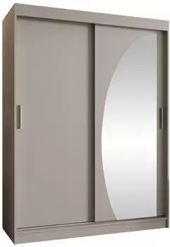 Mirjan24 Wika 150 Schwebet&uuml;renschrank mit Spiegel, 150x200x62cm (Wika 150)