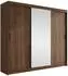 Mirjan24 Infinity II 250 Schwebetürenschrank mit Spiegel, nussbaum (800001912417)