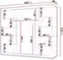 Mirjan24 Infinity II 250 Schwebetürenschrank mit Spiegel, nussbaum (800001912417)