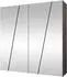 Mirjan24 Zen 4L Drehtürenschrank mit Spiegel, Kaschmir/Schwarz, 200cm