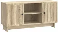 vidaXL TV-Schr&auml;nk 102 x 34,5 x 50 cm Sonoma-Eiche Holzwerkstoff