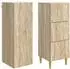 vidaXL Schrankset 2-tlg. Sonoma-Eiche 33x34,5x90cm (3416729)