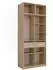VICCO Elmo Kleiderschrank Sonoma Eiche, 50x40x50cm, 3er-Set (61339)