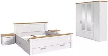 Livetastic Verona Schlafzimmer-Set 4-teilig, L&auml;rche/Eiche Artisan (001849008737)