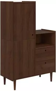 vidaXL Schrank Bilbao karamell 100x45x160cm