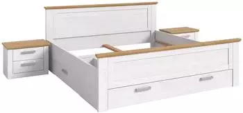 Livetastic Verona Bettanlage L&auml;rche/Eiche Artisan Nachbildung (001849008733)