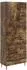 vidaXL Schrankset 2-tlg. 66x34,5x90 cm Holzwerkstoff, geräucherte Eiche