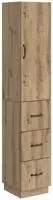 vidaXL Schrankset 2 stk. 33 x 34,5 x 87 cm Holzwerkstoff Artisan-Eiche