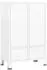 vidaXL Kleiderschrank Industrie-Stil weiß 67x35x107cm Stahl (339611)