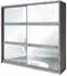 Feldmann-Wohnen Togo Schwebetürenschrank 2-türig mit Spiegel, Wellington Eiche, 230x62x215cm