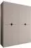 Mirjan24 Kinku Kleiderschrank 8 Türen, 180x203x50cm, Kaschmir