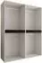Mirjan24 Kinku Kleiderschrank 8 Türen, 180x203x50cm, Kaschmir