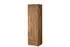 Massivmoebel24 Frankfurt Schrank Wild-/Zerreiche, natur geölt, 50x43x180cm (48-320-502-0013)