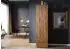 Massivmoebel24 Frankfurt Schrank Wild-/Zerreiche, natur geölt, 50x43x180cm (48-320-502-0013)
