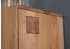 Massivmoebel24 Frankfurt Schrank Wild-/Zerreiche, natur geölt, 50x43x180cm (48-320-502-0013)