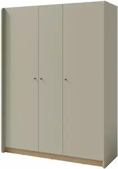 Beautysofa Alex Dreht&uuml;renschrank 3 T&uuml;ren, 145x195x52cm, Eukalyptus (800001187138)