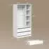 Livinity Trento Kleiderschrank weiß, 2 Schubladen, 100x200x50cm (59020)