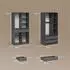 Livinity Trento Kleiderschrank 2er Set, anthrazit, 100x200x50cm (800002033409)