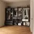 Livinity Trento Kleiderschrank 2er Set, anthrazit, 100x200x50cm (800002033409)
