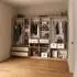 Livinity Trento Kleiderschrank Sonoma Eiche 2er Set (58976)