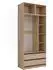 VICCO Elmo Kleiderschrank Sonoma Eiche 50x40cm 3er-Set (61355)