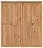 vidaXL Kleiderschrank PANAMA honig 169x50x185cm