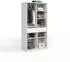 Livinity Trento Kleiderschrank weiß, 2 Schubladen, 100x200x50cm (800002033410)