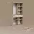 Livinity Trento Kleiderschrank Sonoma-Eiche, 2 Schubladen, 100x200x50cm (58968)